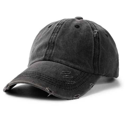 Washed Cotton Baseball Cap for Men Women