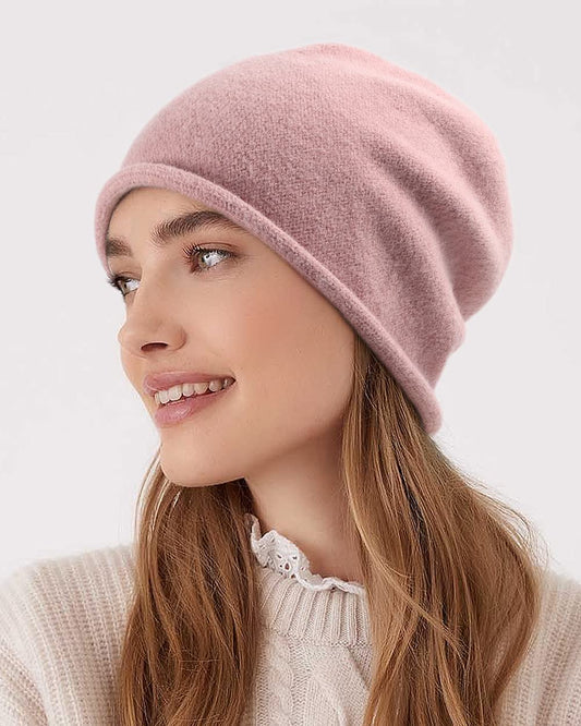 Slouchy Beanie Winter Cashmere Knitted Warm Hat