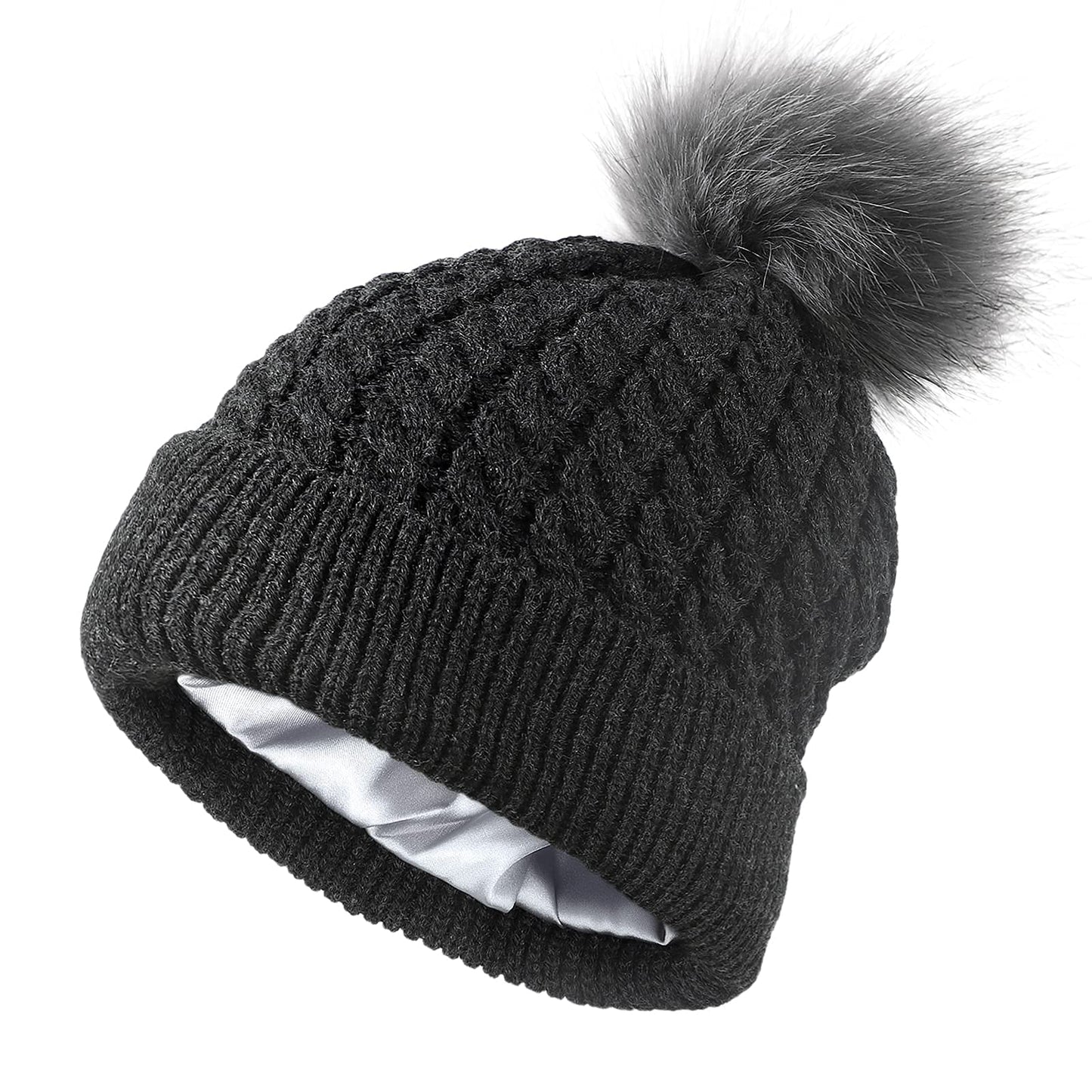 Lvaiz Satin Lined Cuffed Beanie