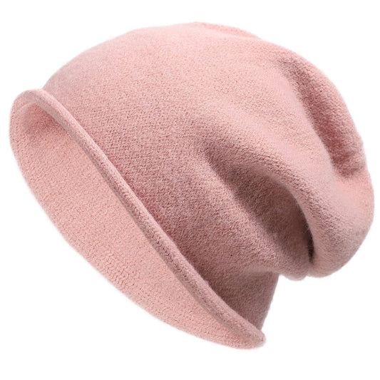 Slouchy Beanie Winter Cashmere Knitted Warm Hat
