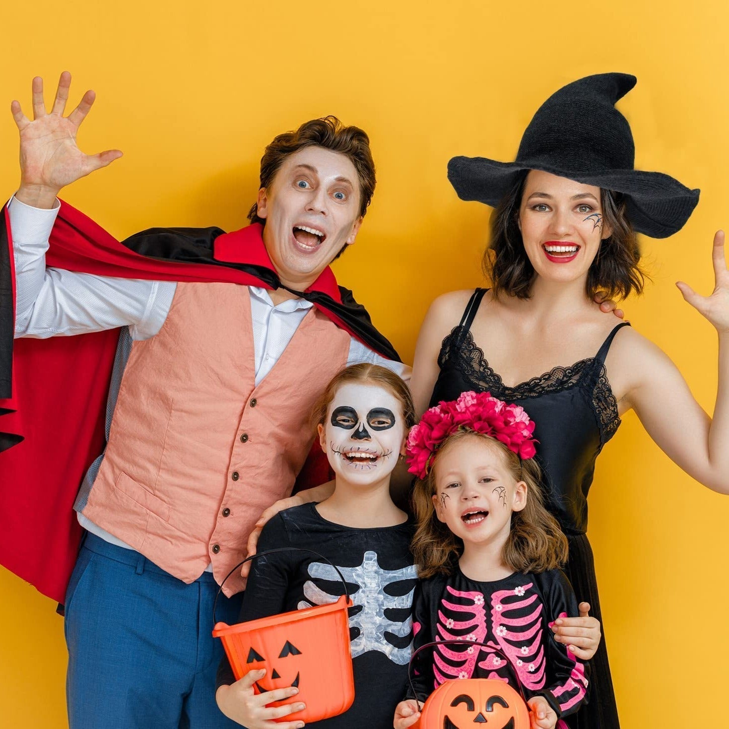 Halloween Women Witch Hat Wool Knitted Adjustable Wide Brim Wizard hat for Adult Kids Costume Accessory Party Cosplay Show Style2-05