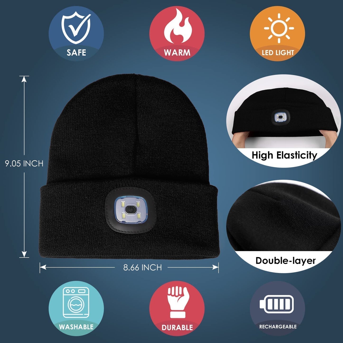 LED Beanie Hat