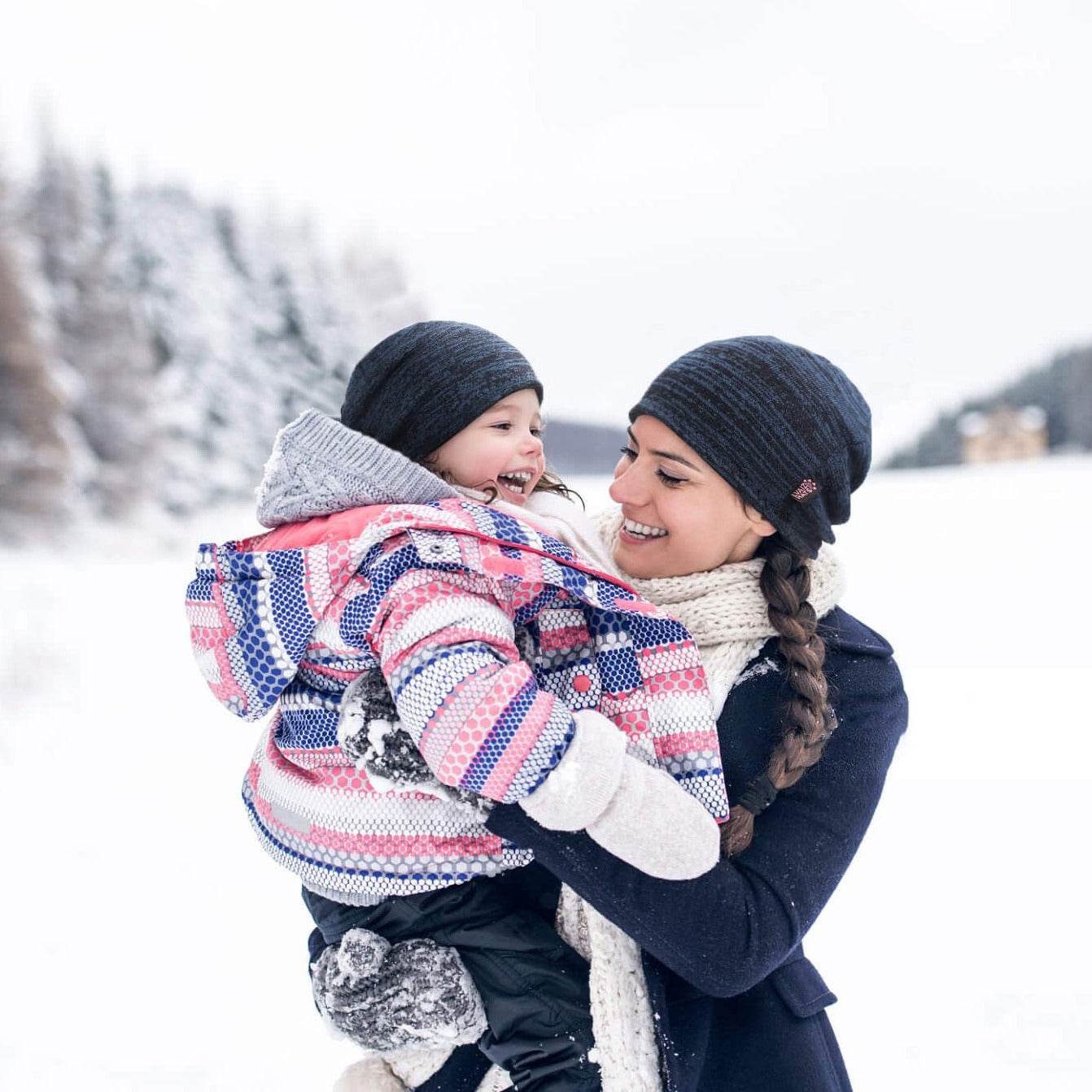 Lvaiz Winter Fleece Lined Knitted Beanie Hats