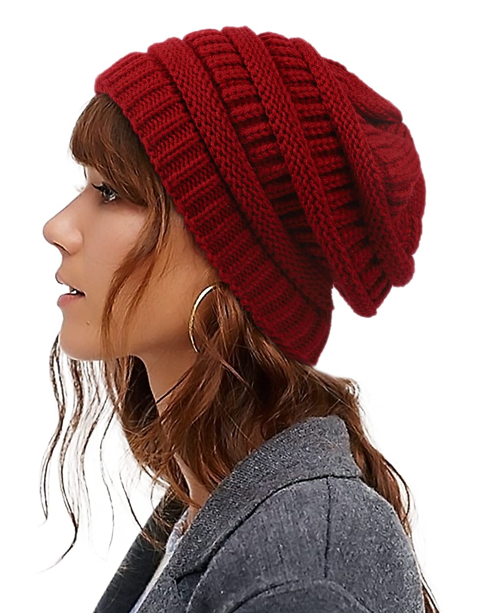 Satin Lined Winter Beanie Hat