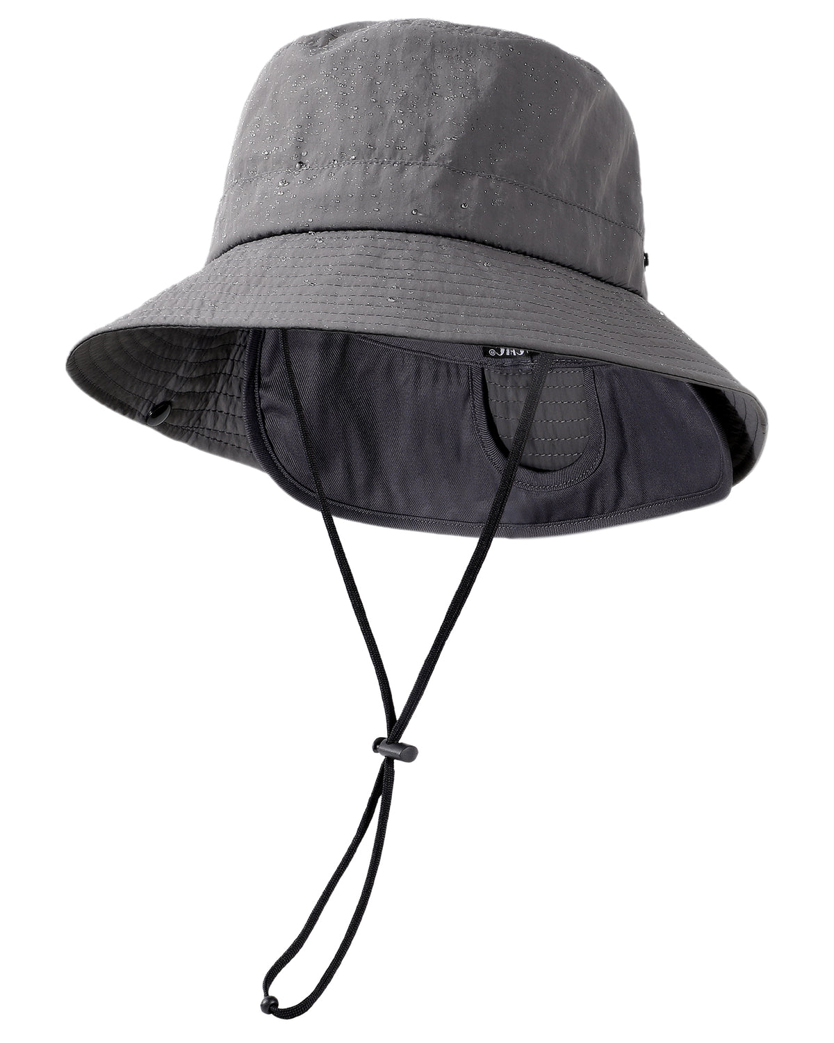 Mens Winter Waterproof Bucket Hat Warm Fleece Lined Rain Hat  display picture 3