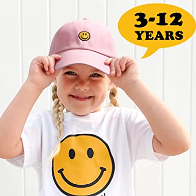 🔥Limited Time Offer🔥Funny Smiley Face Baby Baseball Cap for 3-12 Years