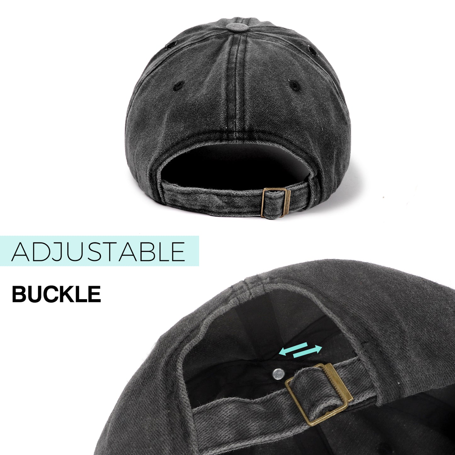 Washed Cotton Baseball Cap for Men Women