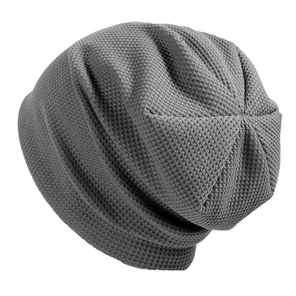 Lvaiz Knitted Beanie Waffle Slouchy Skullcap
