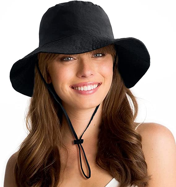 Waterproof Bucket Sun Hat UPF 50+ Mens Rain Hat Outdoor