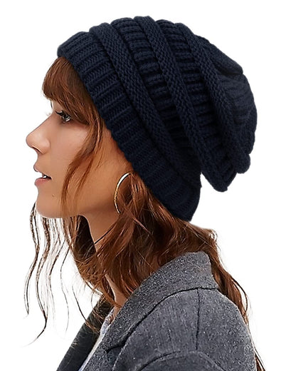 Satin Lined Winter Beanie Hat