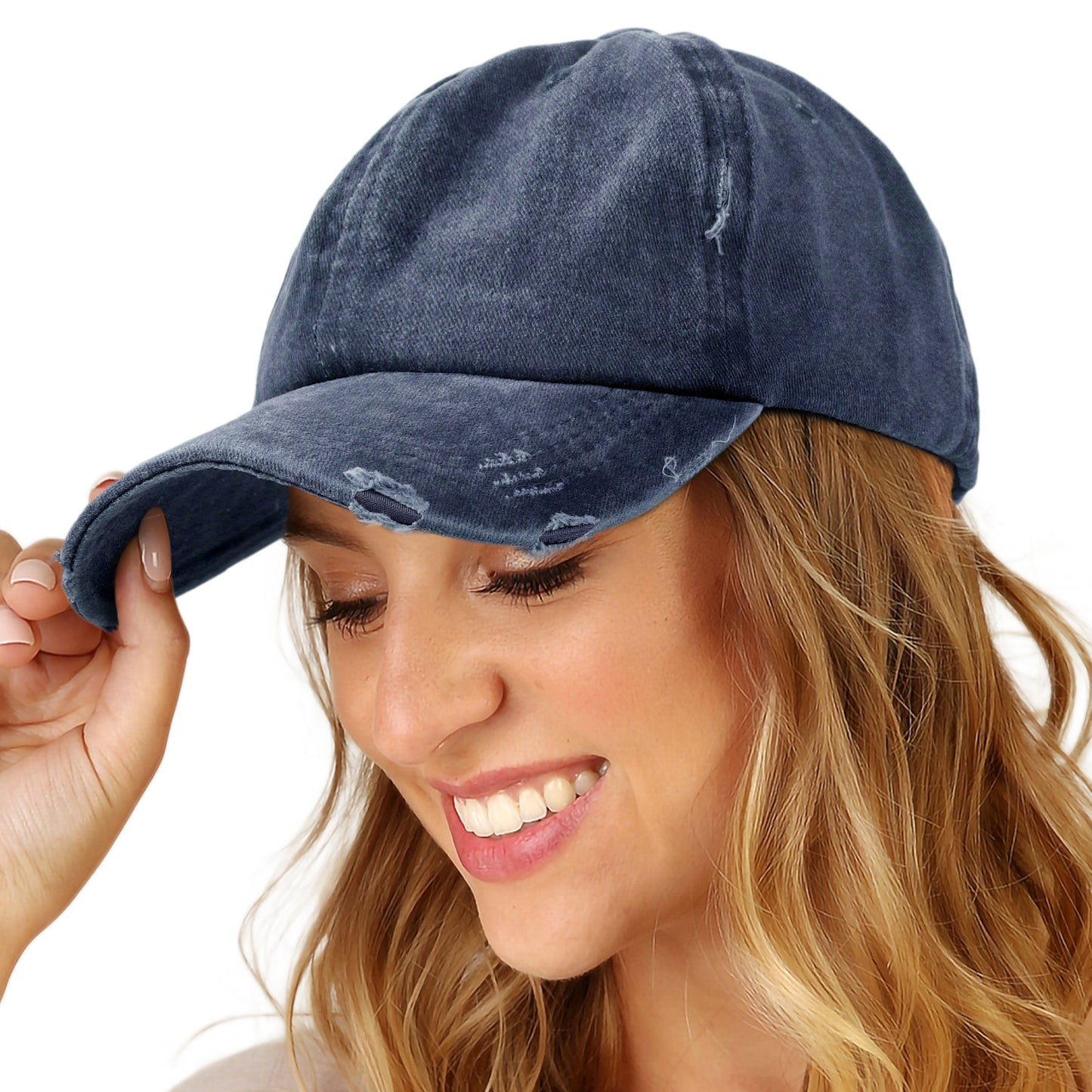 Washed Cotton Baseball Cap for Men Women