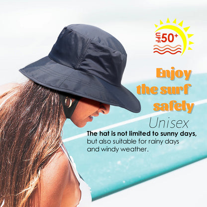 Wide Brim Beach Surfing Hat with Strong Strings